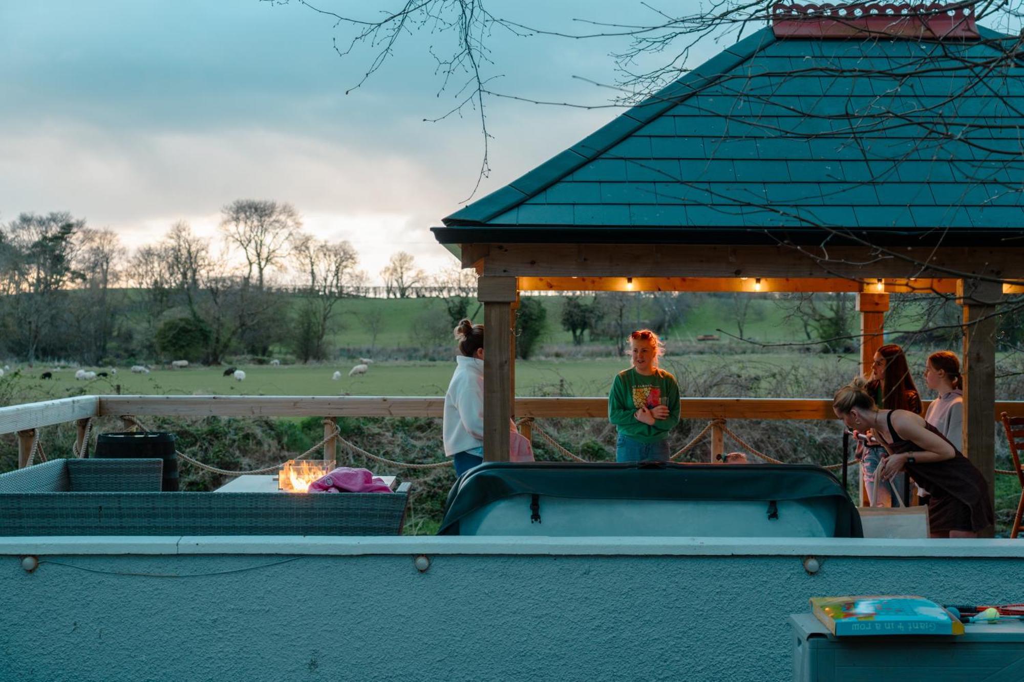 Luxury Accommodation In County Antrim With Riverside Hot Tub Kells Exterior foto